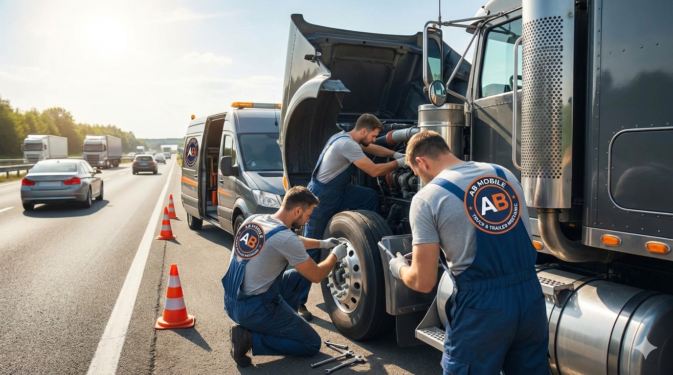 on-site semi-trailer repairs Melbourne