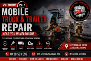 24-Hour Mobile Truck & Trailer Repair Melbourne