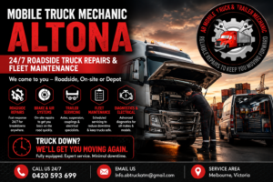 Mobile Truck Mechanic Altona | AB Mobile Truck & Trailer Mechanic