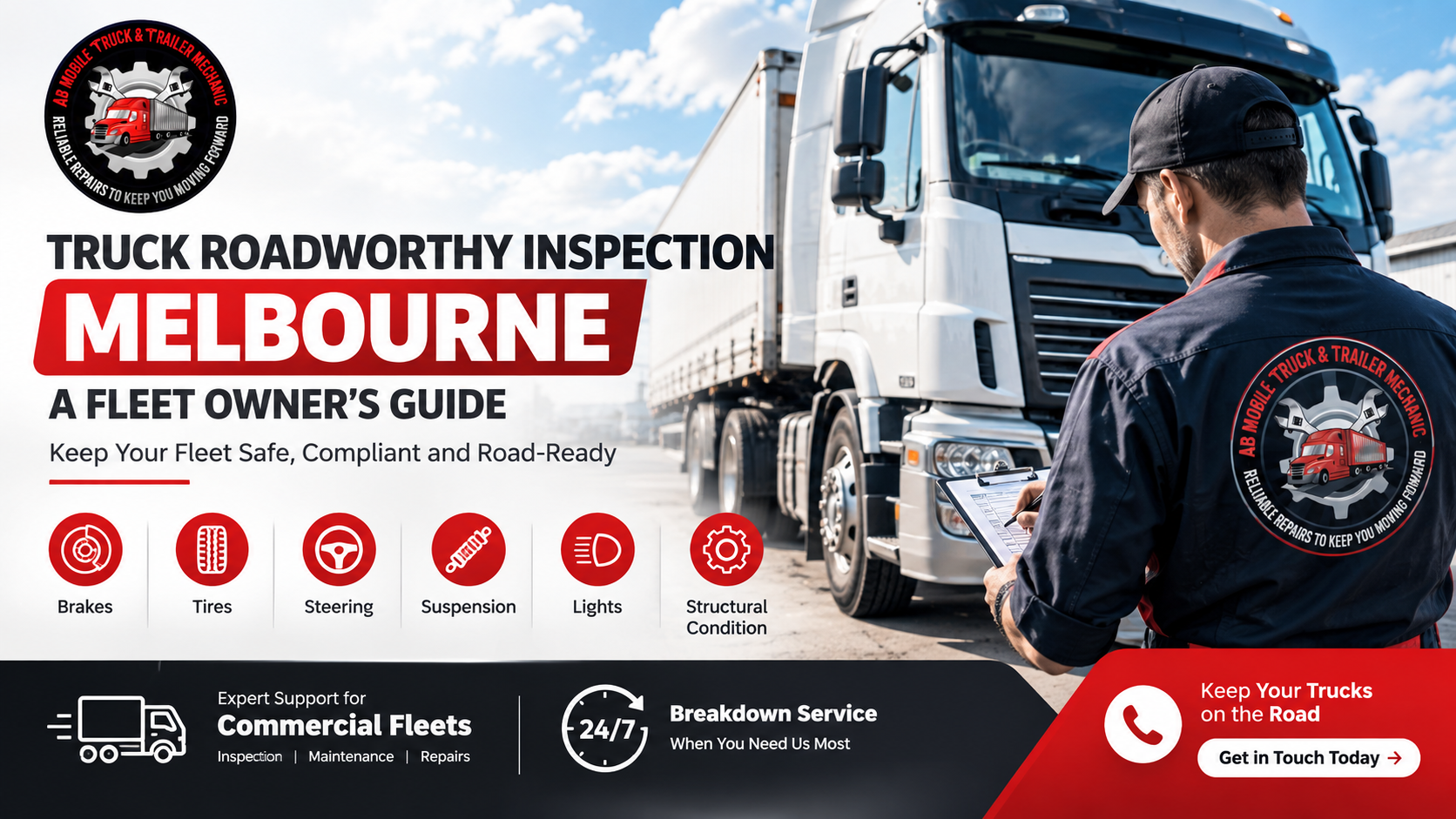Truck Roadworthy Inspection Melbourne: Fleet Owner Guide
